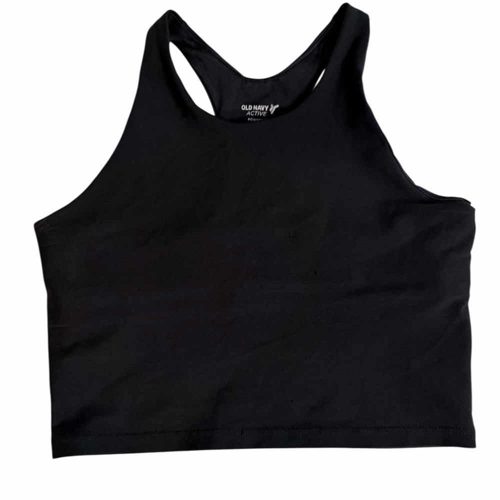 Old Navy Girls Active Powersoft Go-Dry Black Sports Bra in a size L 10-12